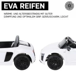 Elektroauto Audi R8 In Weiß -Schleich Store actionbikes motors elektroauto audi r8 in weiss 8