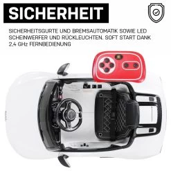 Elektroauto Audi R8 In Weiß -Schleich Store actionbikes motors elektroauto audi r8 in weiss 9