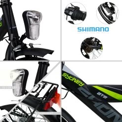 Citybike 20" StVZO "Sydney" In Schwarz/Grün -Schleich Store bergsteiger citybike 20 stvzo sydney in schwarz grun 8