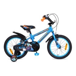 Kinderfahrrad 16" Monster In Blau