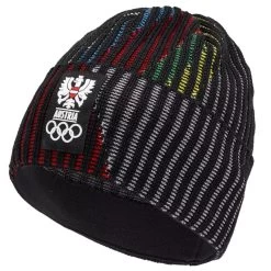Freizeit Fan-Artikel ÖOC Athleten Beanie Black