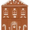 Adventskalender "Gingerbread House" In Hellbraun - (L)68 X (B)48 Cm