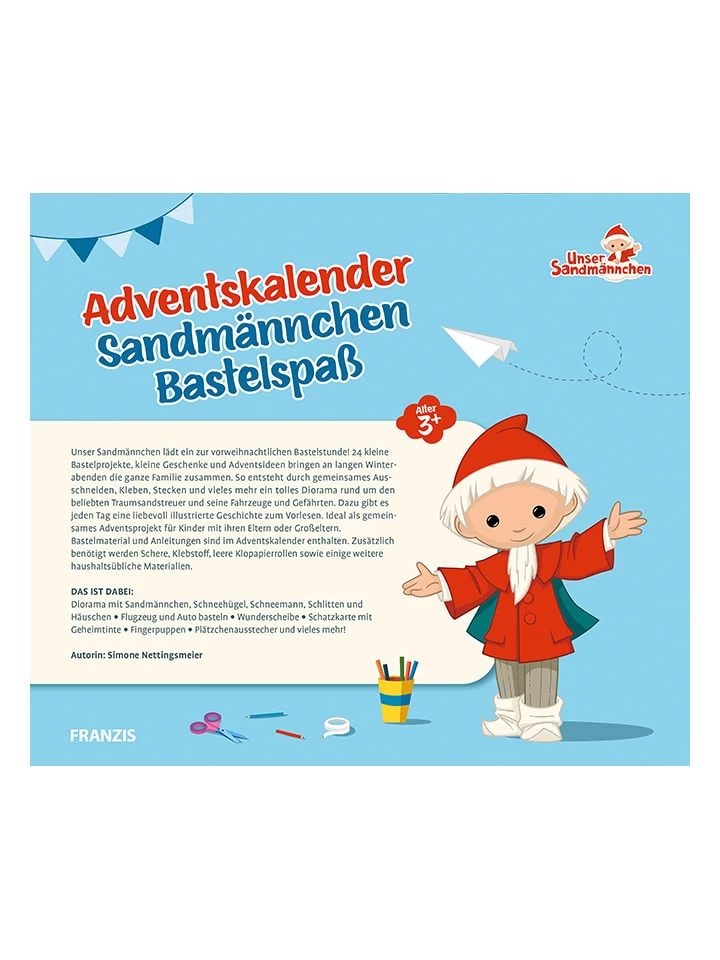 Adventskalender "Bastelspaß Mit Dem Sandmännchen" - Ab 3 Jahren 3 Adventskalender "Bastelspaß Mit Dem Sandmännchen" - Ab 3 Jahren – Bild 3
