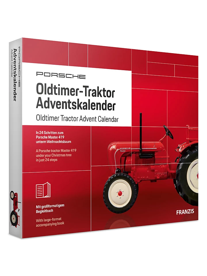 Adventskalender-Modell-Set "Porsche Oldtimer Traktor" - Ab 14 Jahren 1 Adventskalender-Modell-Set "Porsche Oldtimer Traktor" - Ab 14 Jahren