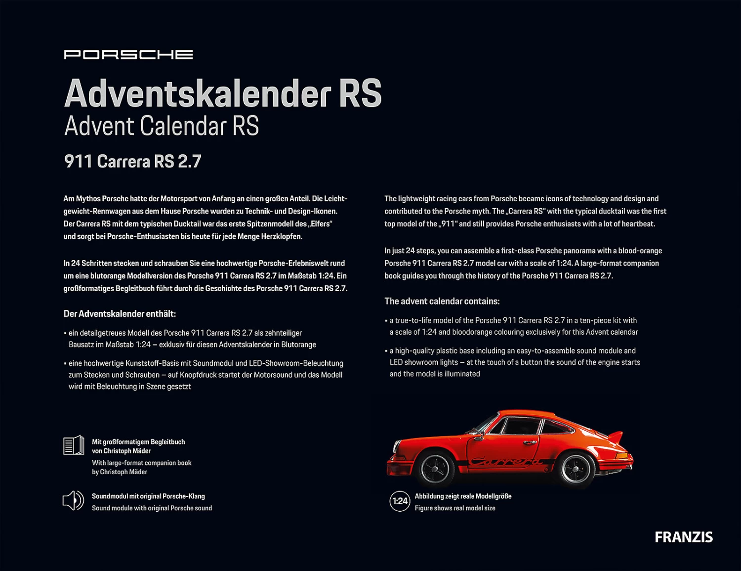 Adventskalender Porsche Carrera RS 4 Adventskalender Porsche Carrera RS – Bild 4
