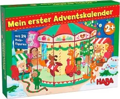 Haba 306266 Mein Erster Adventskalender – Auf Dem Weihnachtsmarkt