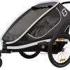 Hamax Fahrradanhänger OUTBACK Zweisitzer (incl. Bicycle Arm & Stroller Wheel)...