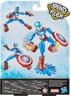 Hasbro Marvel Avengers Bend And Flex Captain America -Schleich Store hasbro marvel avengers bend and flex captain america 2