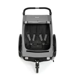 HAUCK Dryk Duo Fahrradanhänger Und Buggy (bis 44kg), Grau/schwarz, Zweisitzer -Schleich Store hauck dryk duo fahrradanhanger und buggy bis 44kg grau schwarz zweisitzer 6