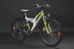 Kinderfahrrad 18 Gänge "Zodiac" 24 Zoll In Weiß-grün -Schleich Store ks cycling kinderfahrrad 18 gange zodiac 24 zoll in weiss grun 10