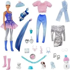 MATTEL Barbie Color Reveal Adventskalender -Schleich Store mattel barbie color reveal adventskalender 7