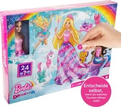MATTEL Barbie Dreamtopia Märchen-Adventskalender 2022, Meerjungfrau-/Prinzessin-Pu... -Schleich Store mattel barbie dreamtopia marchen adventskalender 2022 meerjungfrau prinzessin pu 6