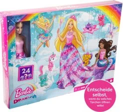 MATTEL Barbie Dreamtopia Märchen-Adventskalender 2022, Meerjungfrau-/Prinzessin-Pu... -Schleich Store mattel barbie dreamtopia marchen adventskalender 2022 meerjungfrau prinzessin pu 7