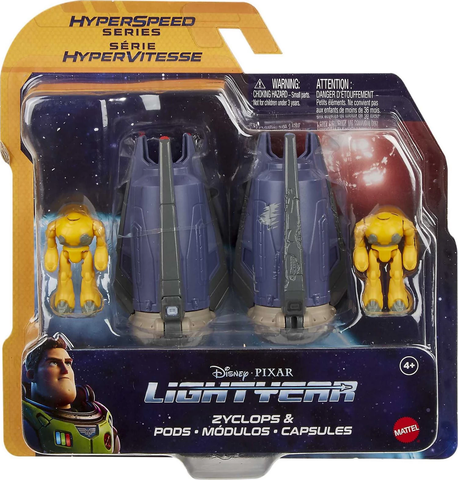 MATTEL Disney Pixar Lightyear Hyperspeed Series Ships Cyclops + Enemy Fighter Ship 6 MATTEL Disney Pixar Lightyear Hyperspeed Series Ships Cyclops + Enemy Fighter Ship – Bild 6
