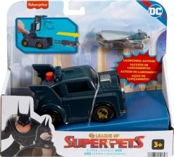 MATTEL Fisher-Price DC League Of Super-Pets Ace Mit Batmobile-Jet Im Set 11 MATTEL Fisher-Price DC League Of Super-Pets Ace Mit Batmobile-Jet Im Set -Schleich Store mattel fisher price dc league of super pets ace mit batmobile jet im set 5