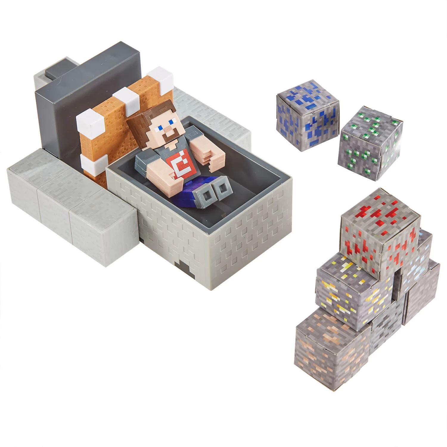 MATTEL Minecraft Minecart Mayhem Spielset Mit Steve-Figur Und Zubehör 2 MATTEL Minecraft Minecart Mayhem Spielset Mit Steve-Figur Und Zubehör – Bild 2