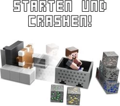 MATTEL Minecraft Minecart Mayhem Spielset Mit Steve-Figur Und Zubehör 17 MATTEL Minecraft Minecart Mayhem Spielset Mit Steve-Figur Und Zubehör -Schleich Store mattel minecraft minecart mayhem spielset mit steve figur und zubehor 8