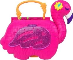 MATTEL Polly Pocket Flamingo-Party Spielset -Schleich Store mattel polly pocket flamingo party spielset 3