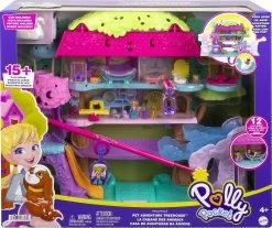 MATTEL Polly Pocket Tierparty Baumhaus Spiel-Set Inkl. 2 Figuren Inkl. Zubehör -Schleich Store mattel polly pocket tierparty baumhaus spiel set inkl 2 figuren inkl zubehor 5