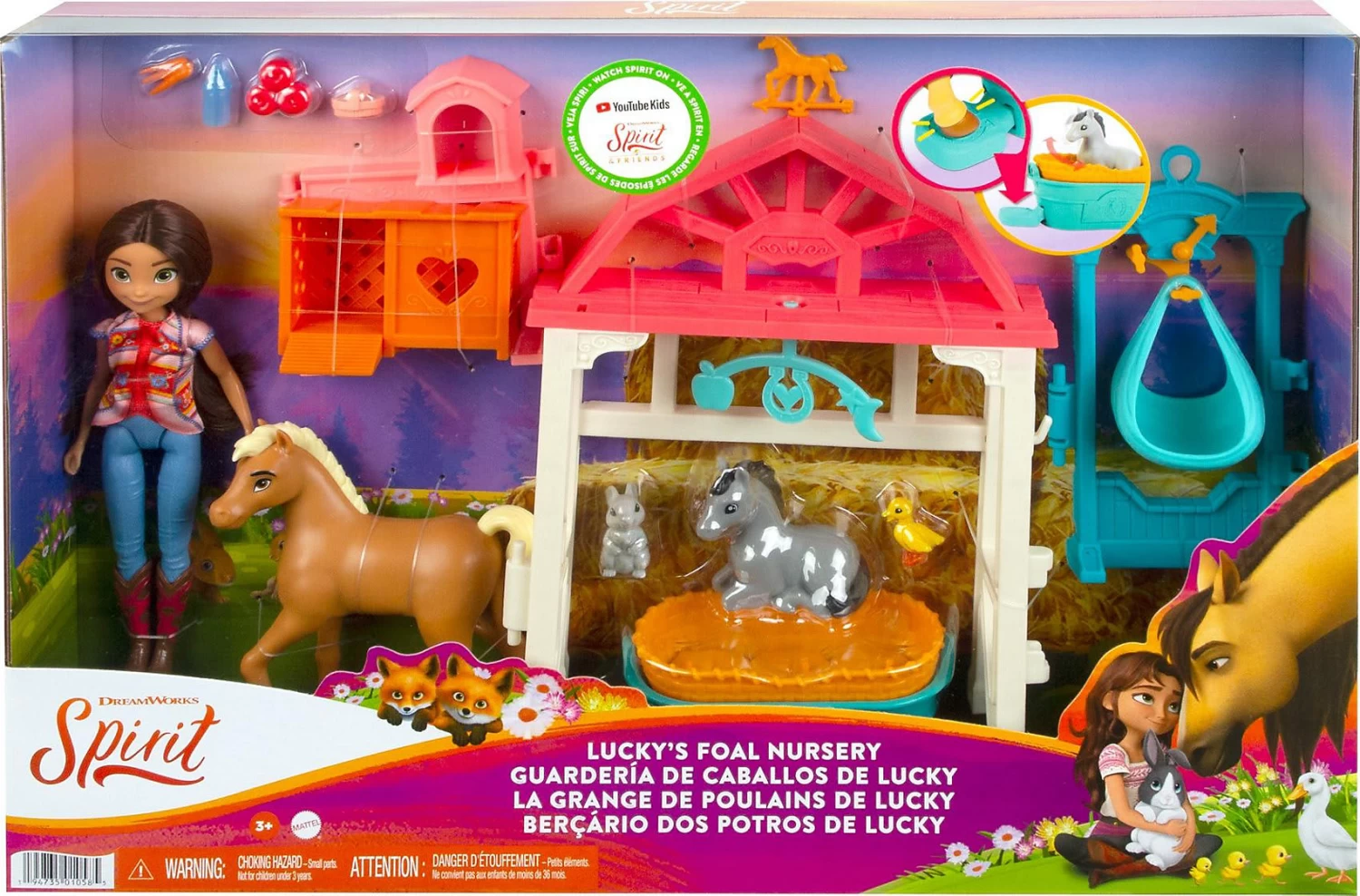 MATTEL Spirit Luckys Tierbaby-Pflegestation Mit Pony & Fohlen 8 MATTEL Spirit Luckys Tierbaby-Pflegestation Mit Pony & Fohlen – Bild 8