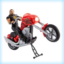 MATTEL WWE Wrekkin’ Slam Cycle Motorrad Mit Drew McIntyre Actionfigur