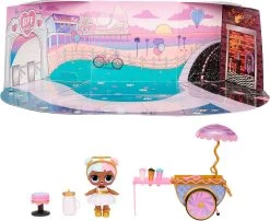 MGA L.O.L. Surprise Furniture With Doll - Sweet Boardwalk & Sugar, Serie 4