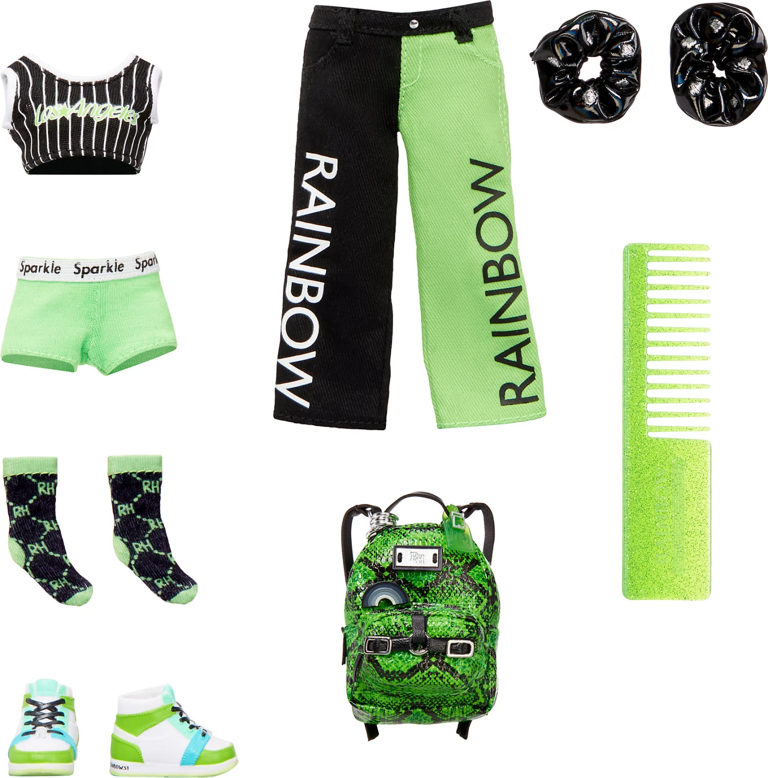 MGA Rainbow High Junior High Fashion Doll - Jade Hunter (Green) 5 MGA Rainbow High Junior High Fashion Doll - Jade Hunter (Green) – Bild 5