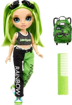 MGA Rainbow High Junior High Fashion Doll - Jade Hunter (Green) 18 MGA Rainbow High Junior High Fashion Doll - Jade Hunter (Green) -Schleich Store mga rainbow high junior high fashion doll jade hunter green 8