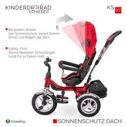 Dreirad KS07 In Rot -Schleich Store miweba dreirad ks07 in rot 5