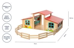 Schleich Store -Schleich Store mytoys originals pferdestall aus holz 1