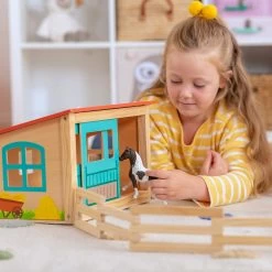 Pferdestall Aus Holz -Schleich Store mytoys originals pferdestall aus holz 3