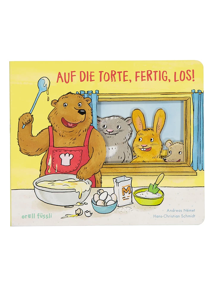 Bilderbuch "Auf Die Torte, Fertig, Los!" 1 Bilderbuch "Auf Die Torte, Fertig, Los!"
