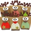 Adventskalender-Set Rentiere - Mit Roten Bäuchen