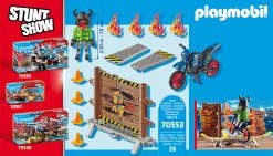 Playmobil 70553 Stuntshow Motorrad Mit Feuerwand -Schleich Store playmobil 70553 stuntshow motorrad mit feuerwand 4