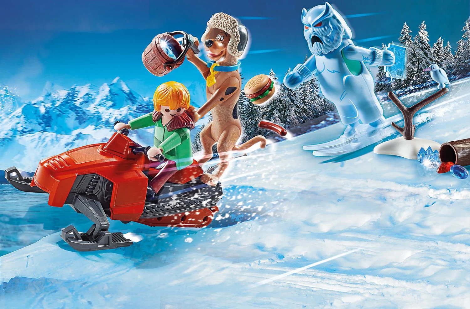 Playmobil 70706 SCOOBY-DOO! Abenteuer Mit Snow Ghost 2 Playmobil 70706 SCOOBY-DOO! Abenteuer Mit Snow Ghost – Bild 2