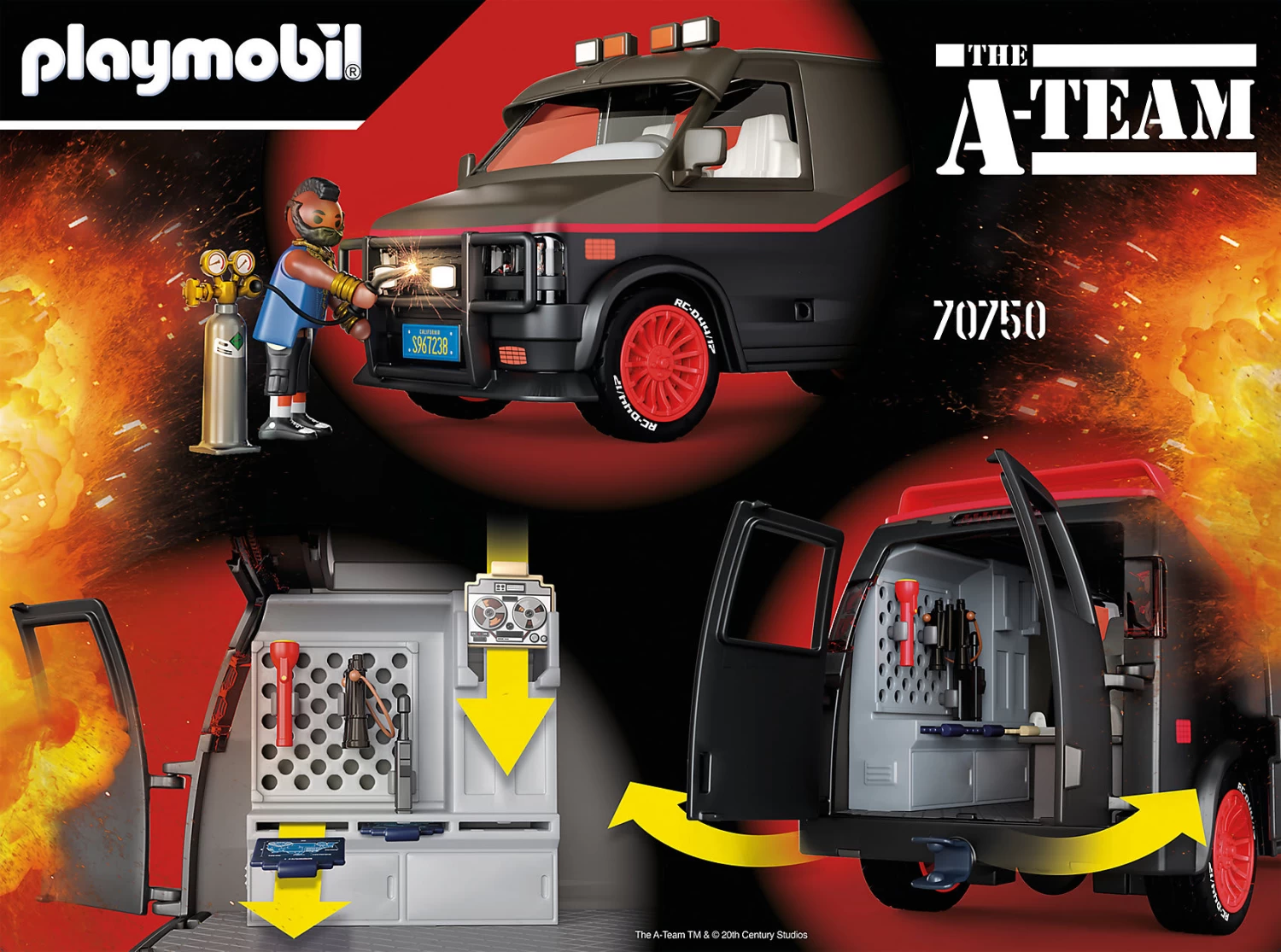 Playmobil 70750 The A-Team Van 3 Playmobil 70750 The A-Team Van – Bild 3