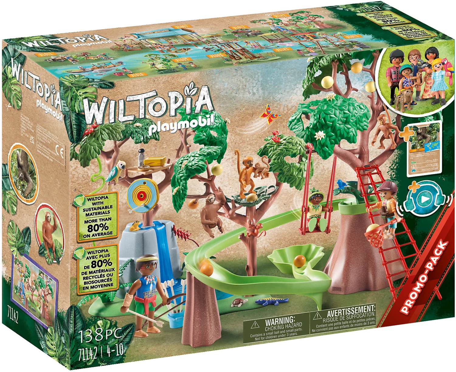 Playmobil 71142 Wiltopia - Tropischer Dschungel-Spielplatz 1 Playmobil 71142 Wiltopia - Tropischer Dschungel-Spielplatz