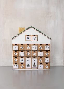 Pappmaché Adventskalender-Haus, 36 X 6,5 X 40 Cm -Schleich Store rayher pappmache adventskalender haus 36 x 6 5 x 40 cm 2