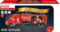 Revell Adventskalender Coca-Cola Weihnachtstruck, 3D Puzzle, 83 Teile, 42,5 Cm -Schleich Store revell adventskalender coca cola weihnachtstruck 3d puzzle 83 teile 42 5 cm 2