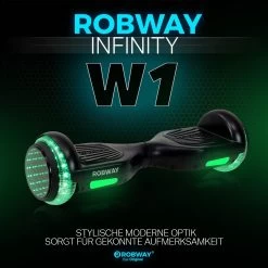 Hoverboard W1 In Schwarz Matt Infinity
