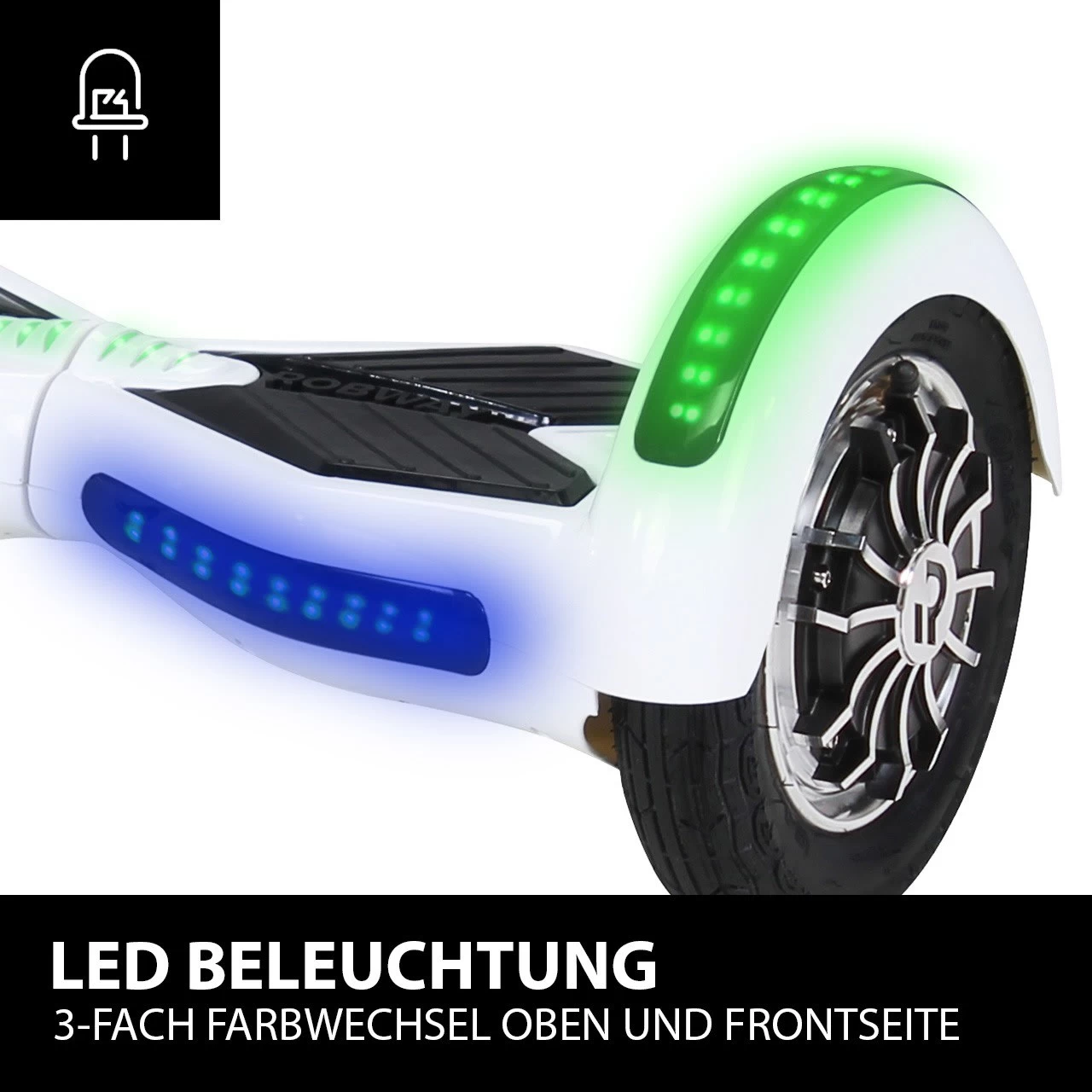 Hoverboard W3 In Weiß 8 Hoverboard W3 In Weiß – Bild 8