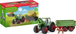 Schleich Farm World 42379 Traktor Mit Anhänger
