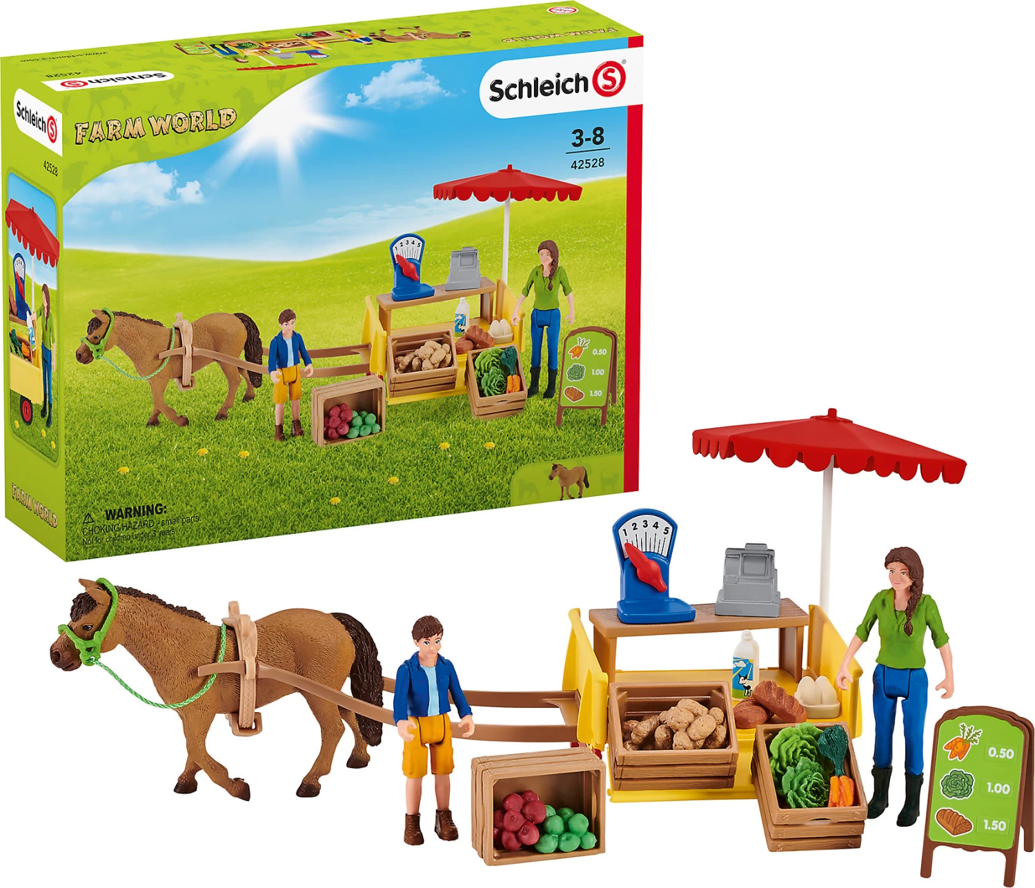 Schleich Farm World 42528 Mobiler Farm Stand 1 Schleich Farm World 42528 Mobiler Farm Stand