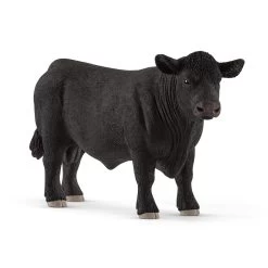Schleich Farm World Black Angus Bulle In Bunt