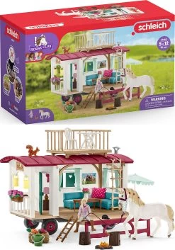Schleich Horse Club 42593 Wohnwagen Für Geheime Club-Treffen