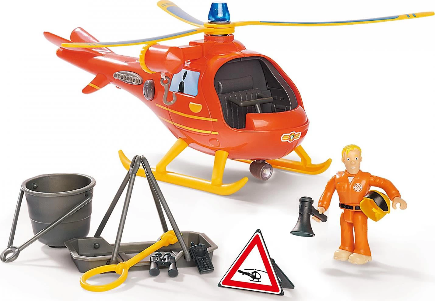 SIMBA Sam Hubschrauber Wallaby Mit Figur 2 SIMBA Sam Hubschrauber Wallaby Mit Figur – Bild 2