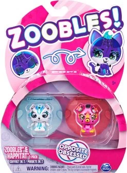 SPIN MASTER Zoobles - 2 Pack Bear & Pup -Schleich Store spin master zoobles 2 pack bear and pup 5