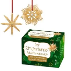 Der Strohsterne-Adventskalender In Bunt
