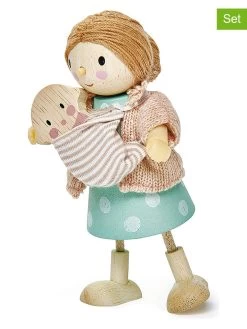 Tender Leaf Toys 2er-Set: Spielfiguren "Mrs Goodwood & Baby" - Ab 3 Jahren