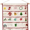 Adventskalender "Christmas" In Creme/ Bunt - (L)75 X (B)65 Cm